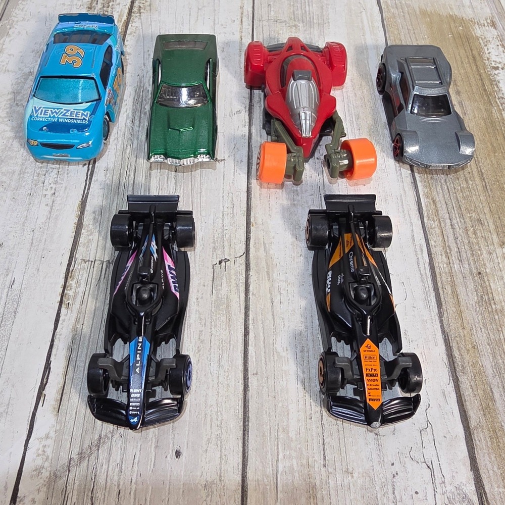 Hot Wheels & Disney Pixar Cars Diecast Lot Alpine McLaren F1 View Zeen 6pc